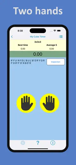 Скриншот My Cube Timer на iPhone 2