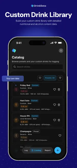 DrinkData - Alcohol Tracker screenshot 4