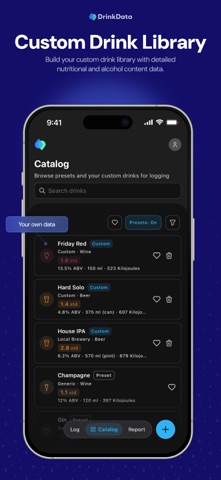 DrinkData - Alcohol Tracker screenshot