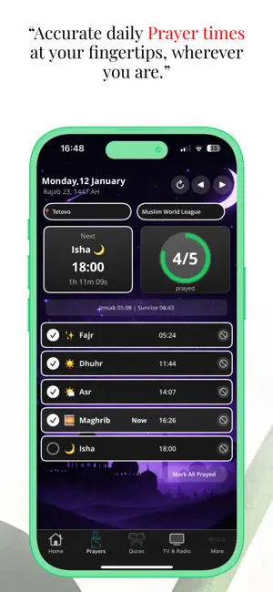 Islamic App – Quran & Qibla screenshot 3