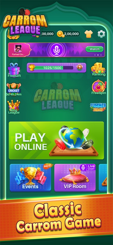 Carrom League: Online Game screenshot 4