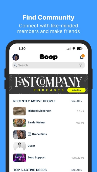 Boop! Social Screenshot