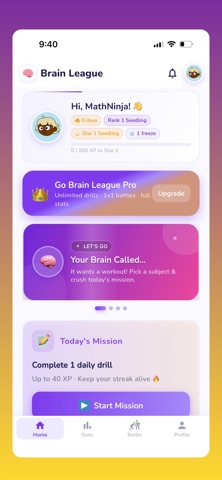 Brain League: Mental Math Screenshot 2 of 7