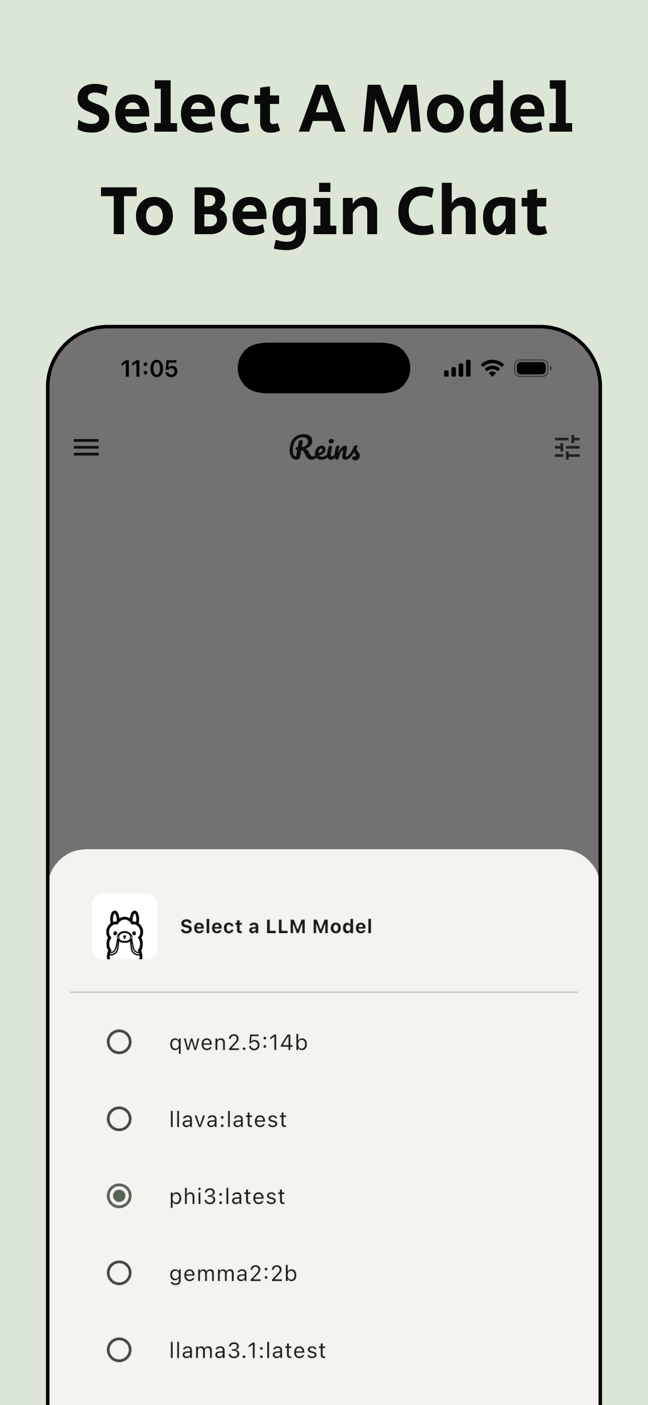 Reins: Chat for Ollama