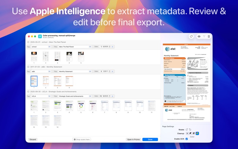 Prizmo Remix › Scanner AI iPhone screenshot