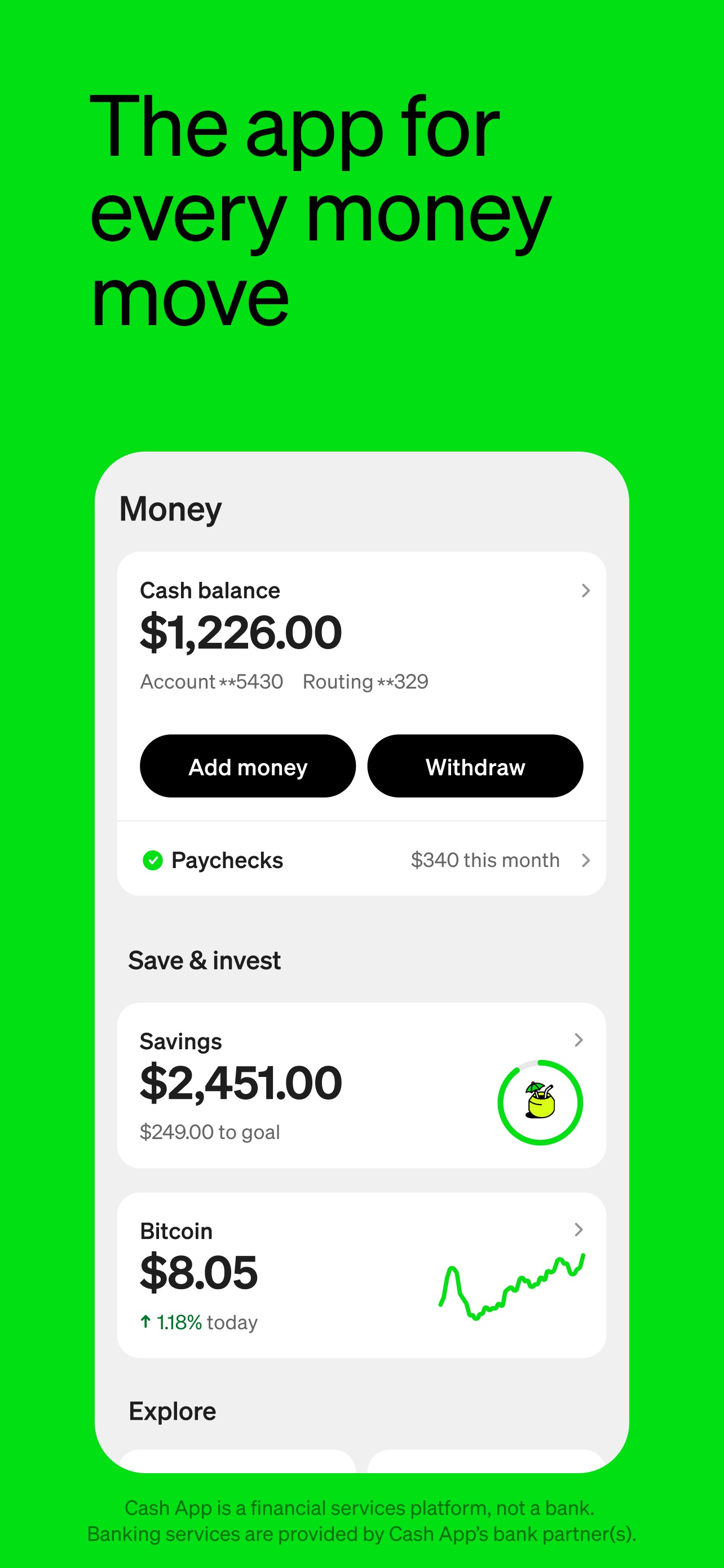 Cash App screenshot 1