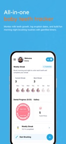 MilkTooth: Baby Teeth Tracker screenshot