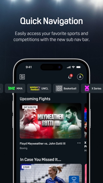 DAZN: Stream Live Sports screenshot-3