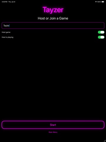Tayzer: Trivia & Game Buzzer iPad screenshot