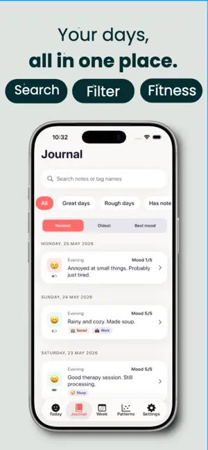 Traily: Mood & Energy Tracker screenshot 4
