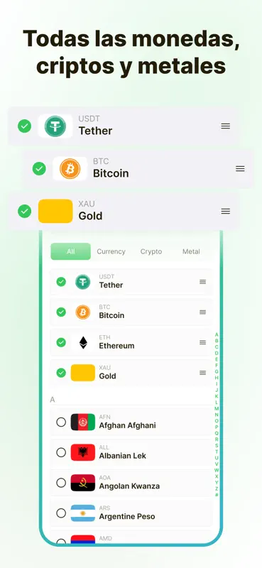 Convertidor de moneda - Moneta screenshot 4 of 6