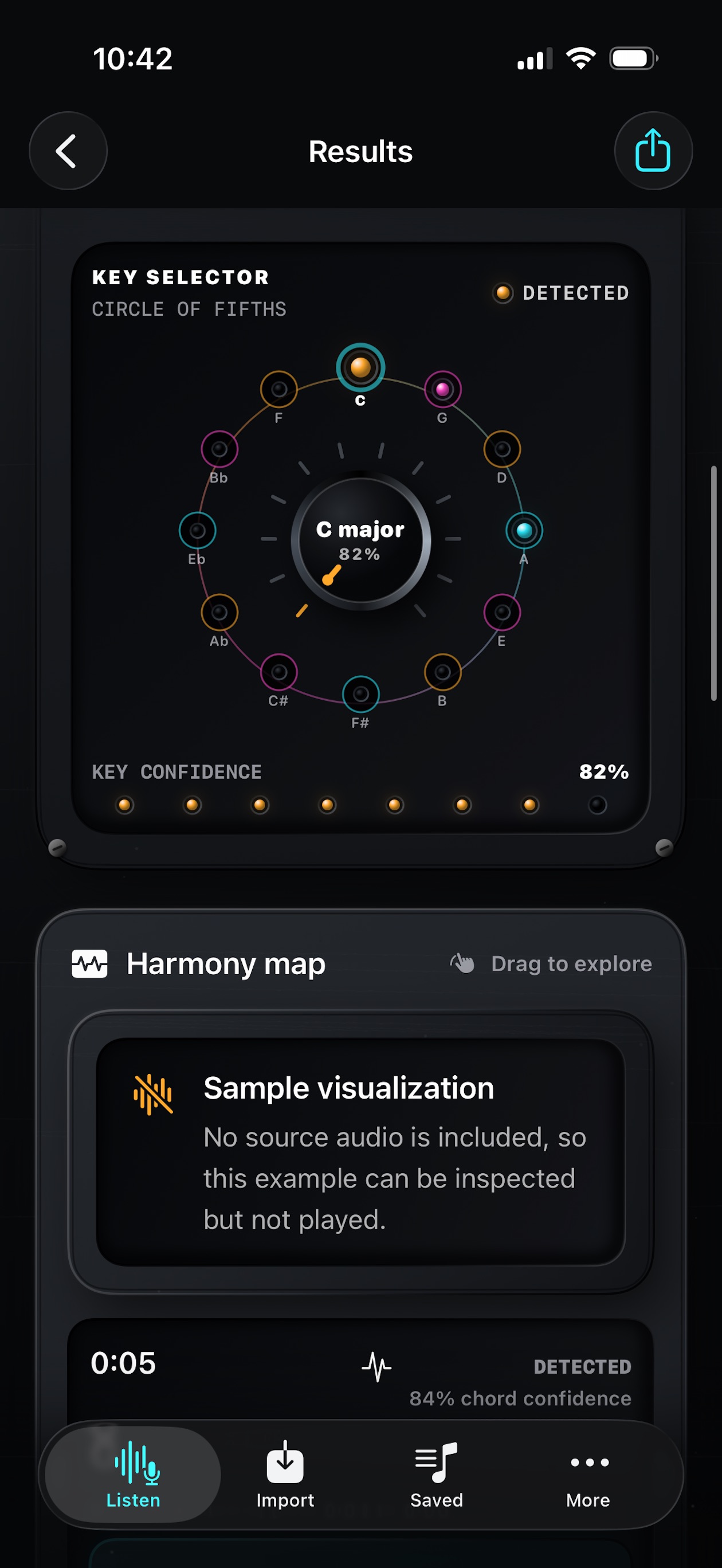 Screenshot 2 of ChordLuma: Chords, Key & BPM