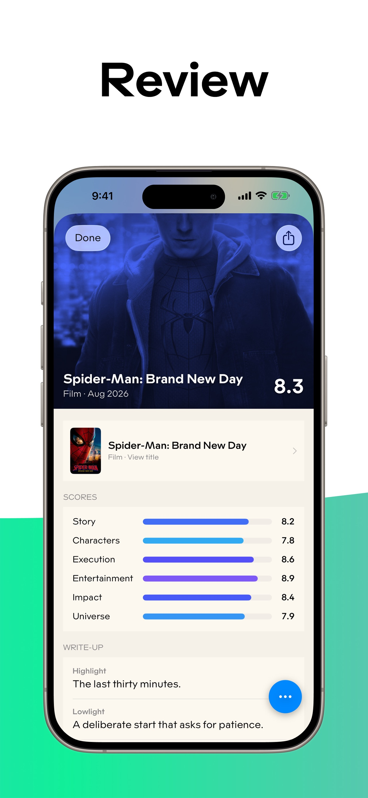 Spectra - Reviews screenshot 3