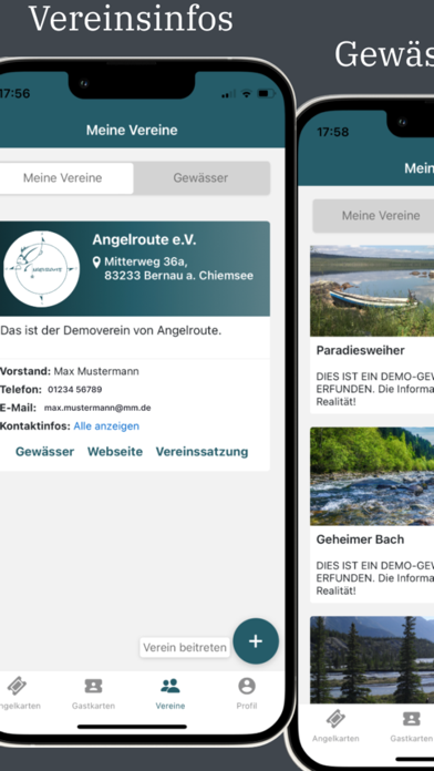 Angelroute - Angelkarten App Screenshot