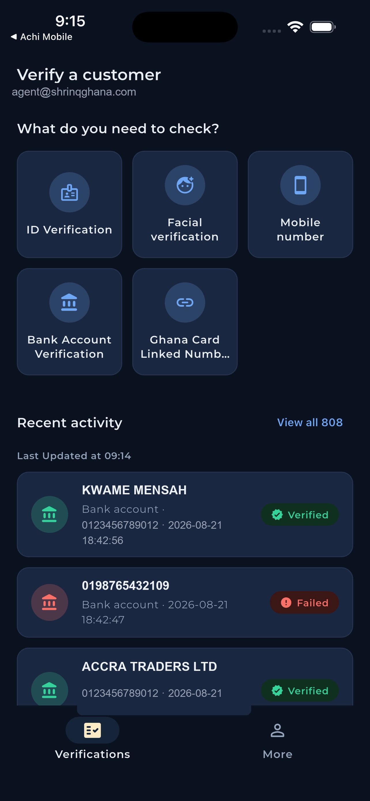 Screenshot 2 of iVerifyApp