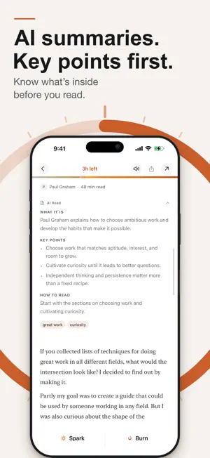Burn451: Read Later & Save screenshot 2