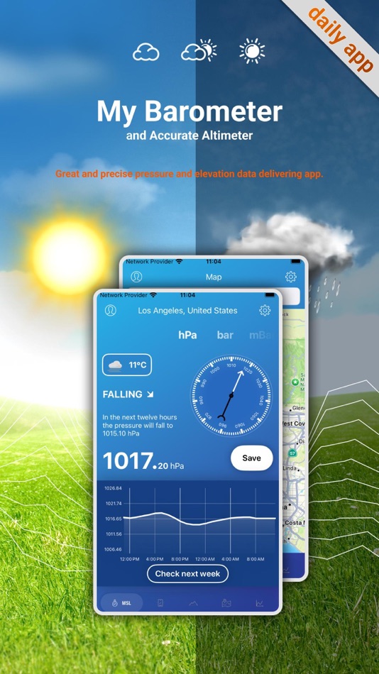 #1. My Barometer and Altimeter (iOS) 由: MYSTIC MOBILE APPS LLC