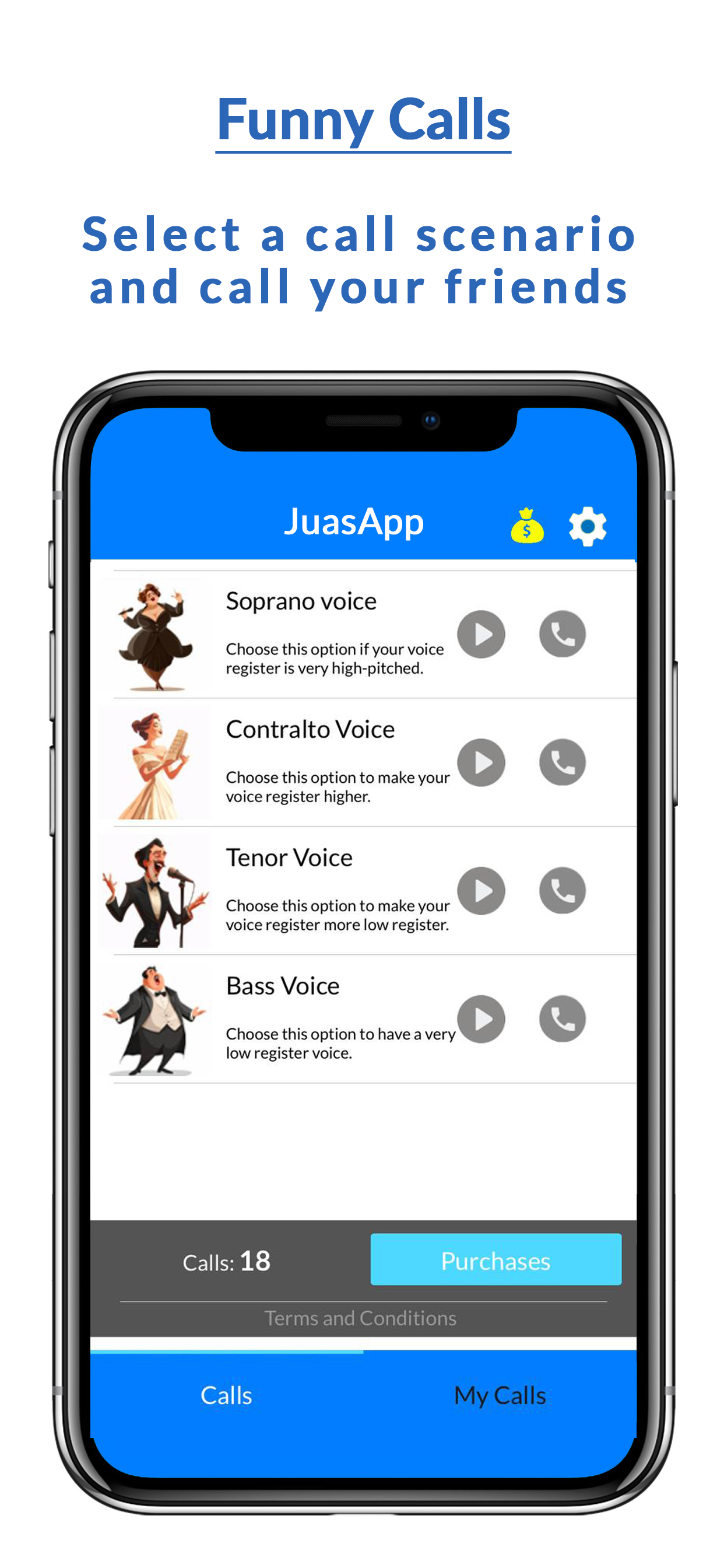 JuasApp Funny Calls