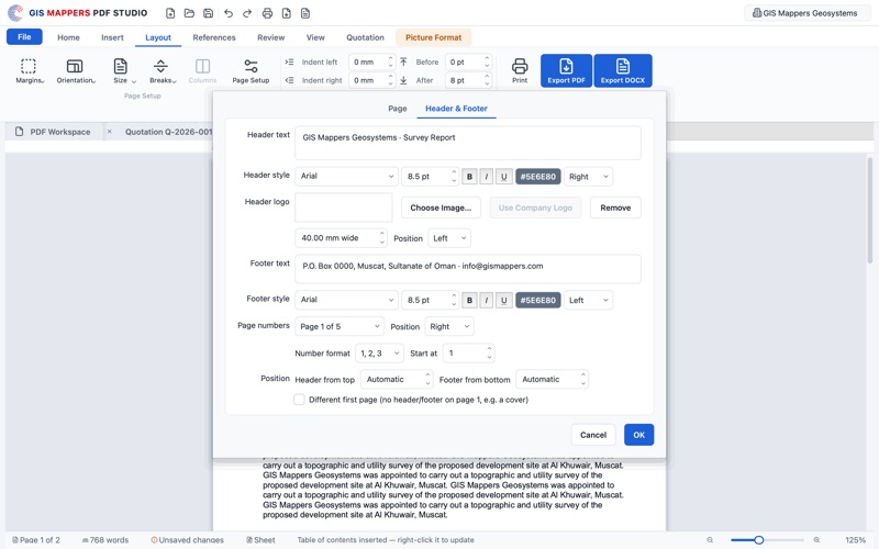 GIS Mappers PDF Studio screenshot 5