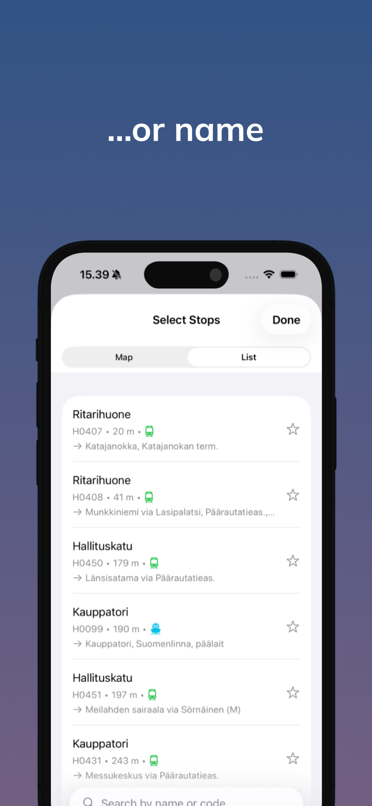 MyStops Helsinki