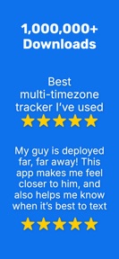 World Clock Time Zone Widget screenshot