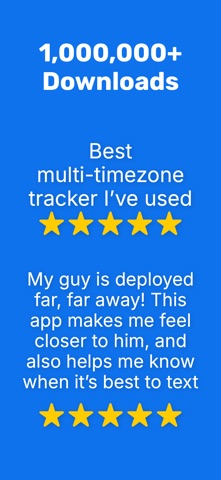 World Clock Time Zone Widget Screenshot 8 of 8