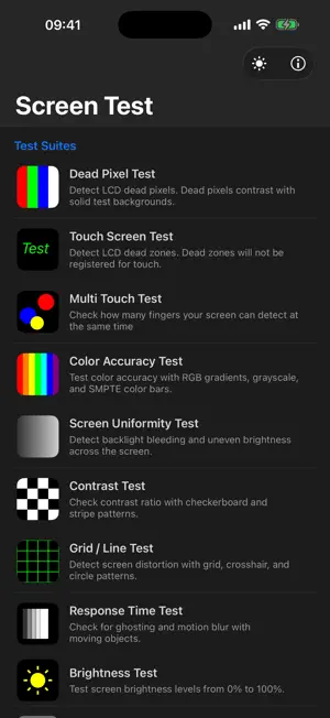 ScreenTest - Dead Pixel Check screenshot 1