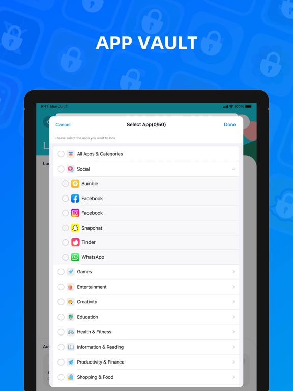 App Lock - Block Apps iPad screenshot 5 - Utilities app
