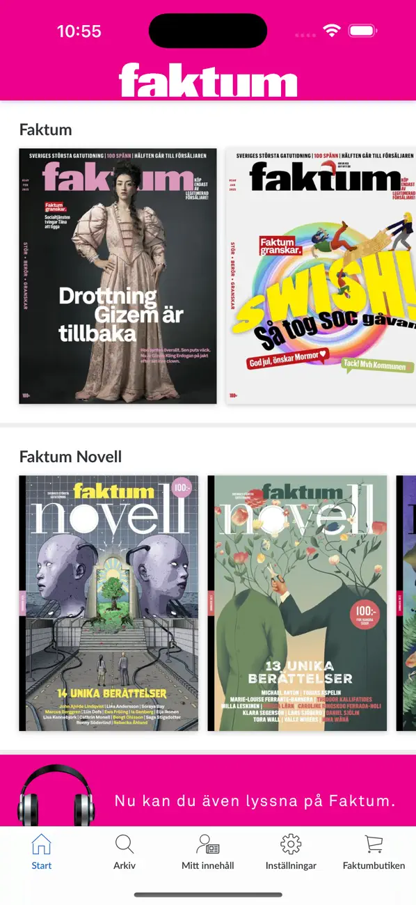 Screenshot #1 pour Gatutidningen Faktum