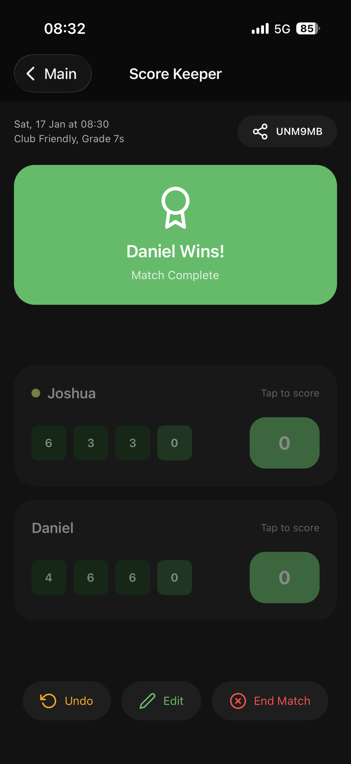 TennisLiveScore