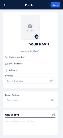 App screenshot
