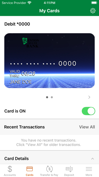 Benton State Bank Screenshot