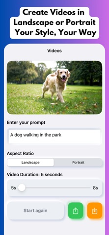AI Video Generator: KVeo iPhone screenshot