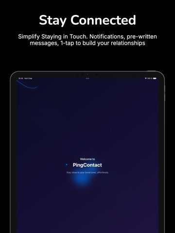 Contact Reminder: PingContact iPad screenshot