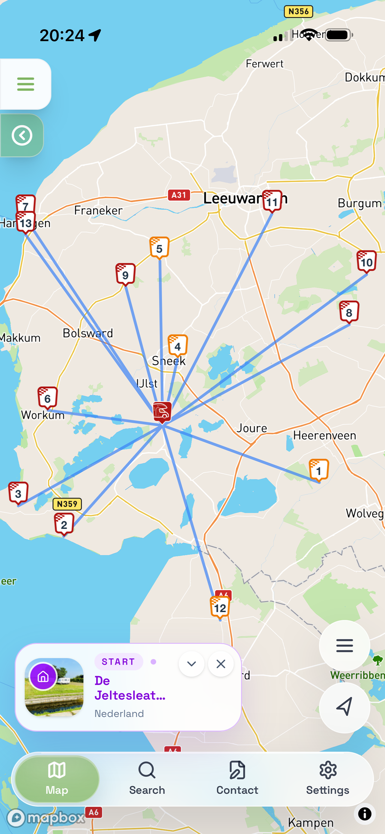 Camperknooppunten App