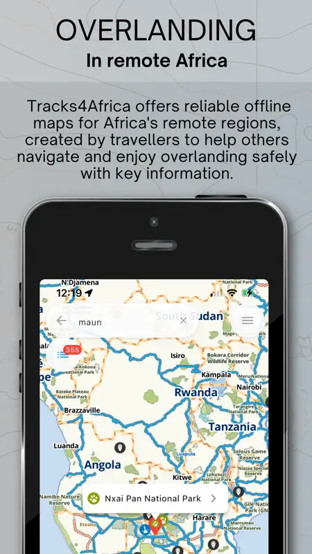 Tracks4Africa App screenshot 5 of 6