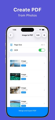 PDF OCR Pro iPhone screenshot