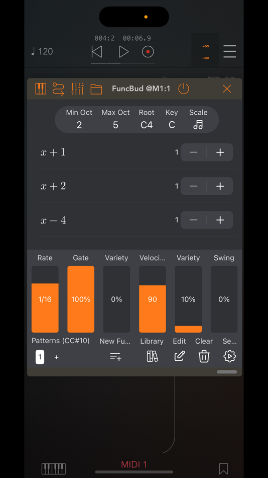 #6. FuncBud Math Sequencer & Synth (iOS) By: Cem Olcay