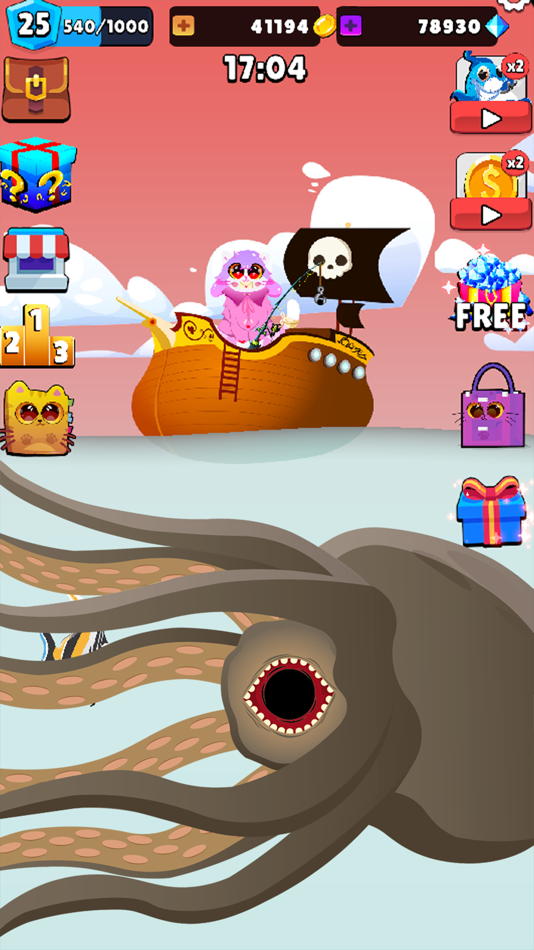 #3. One Fish: Fishercat Collector (iOS) 由: Jonathan Rojas