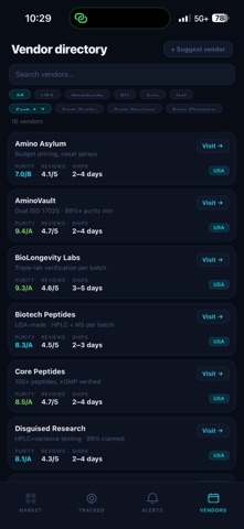 PepTrax Screenshot 3 of 3