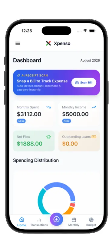 Xpenso: Manage your expenses screenshot 2 of 6