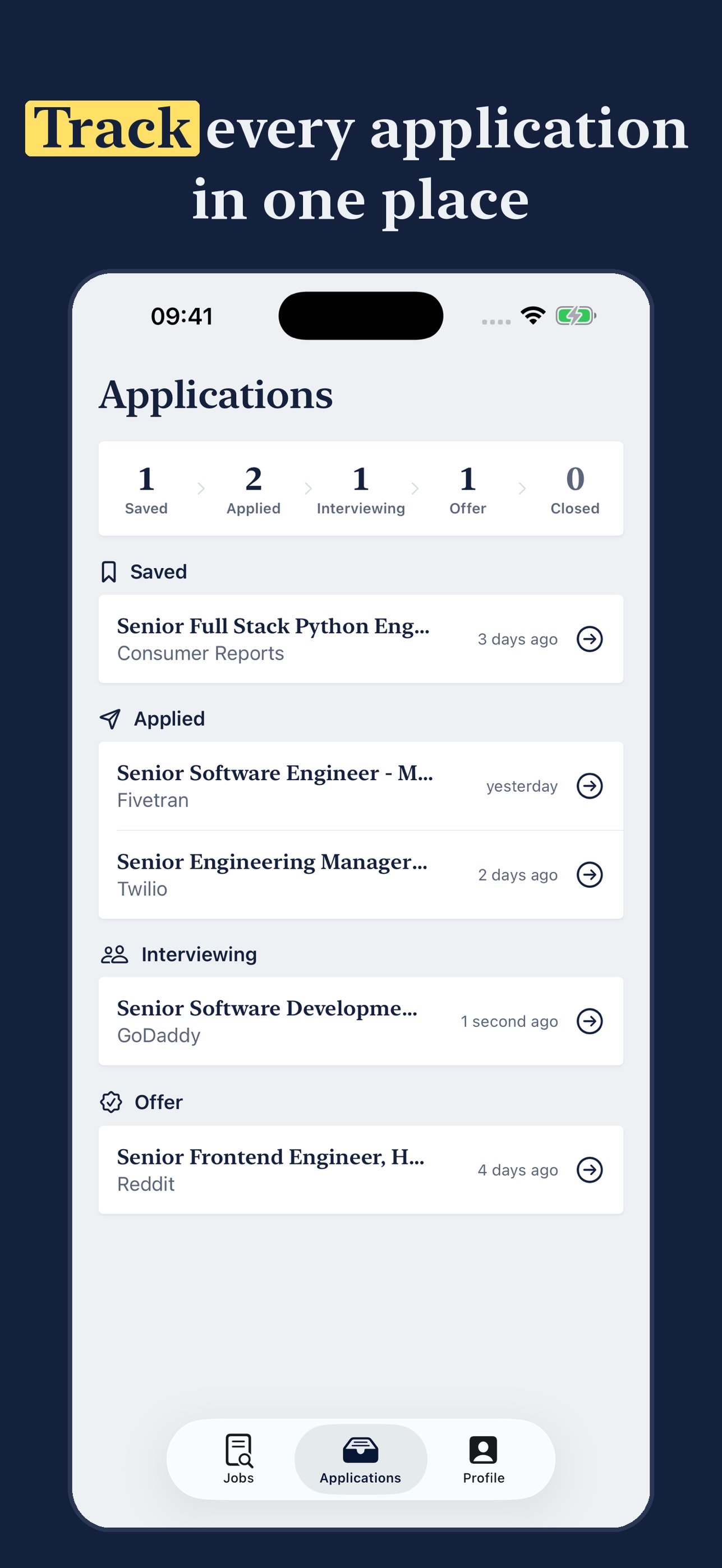 Screenshot 5 of Offerline: AI Job Search & CV