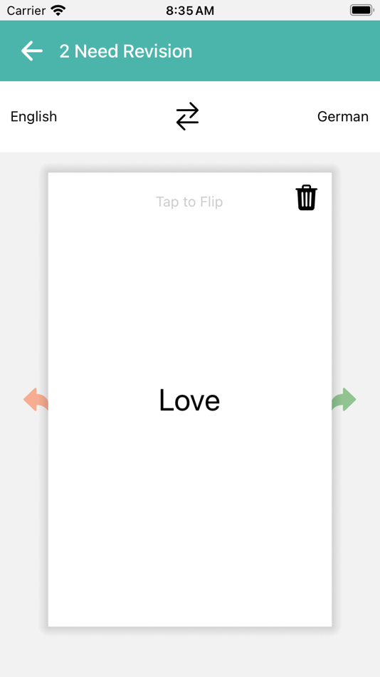 #6. Translation To Flashcard (iOS) 由: Zeeshaan Lakdawala