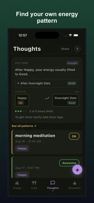 Energy Level & Mood Tracker screenshot 4