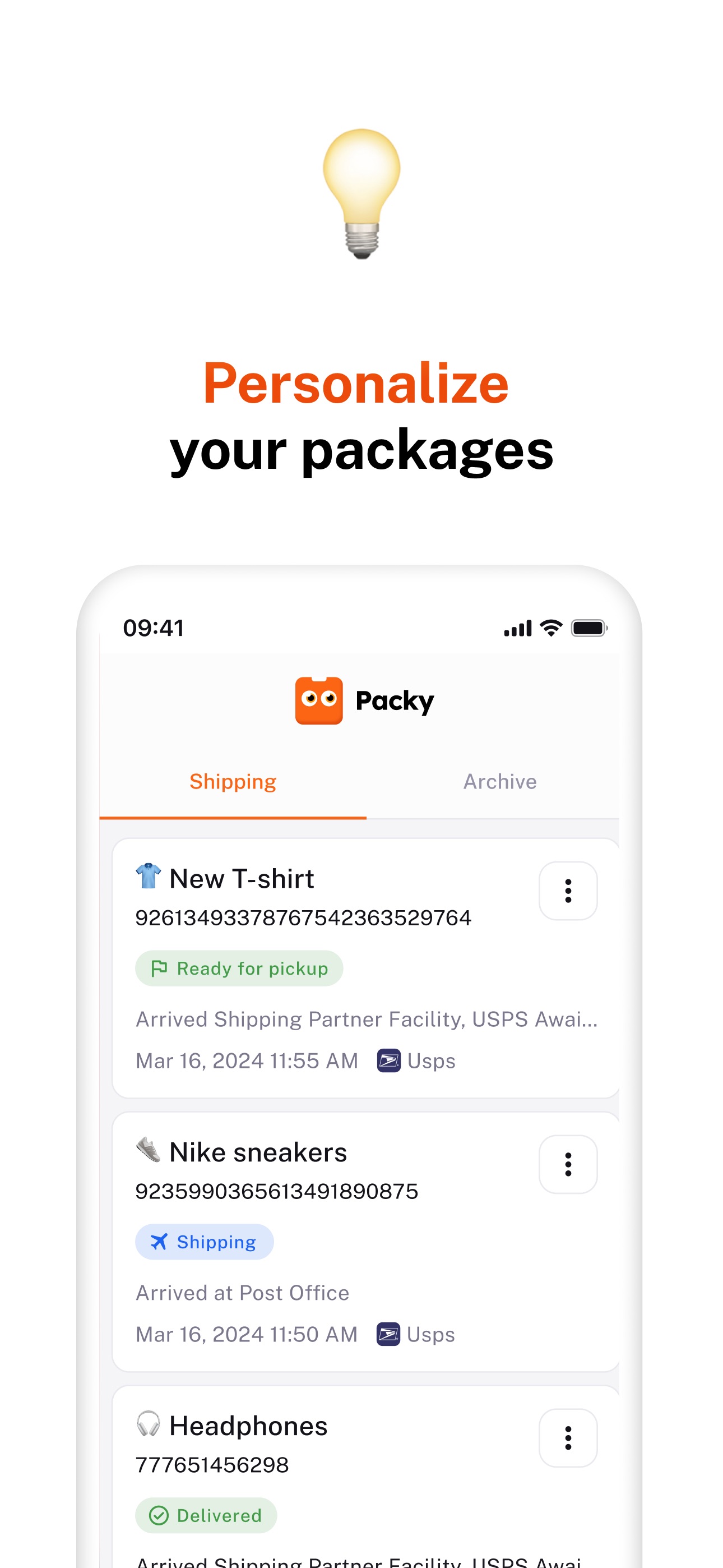 Screenshot 5 of Package Tracker － Packy