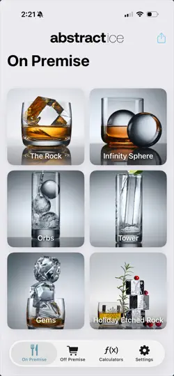 Capture d'écran de Abstract Ice Sales sur iPhone 1