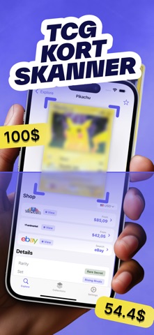 Ripdex: TCG Card Value Scanner iPhone screenshot 1