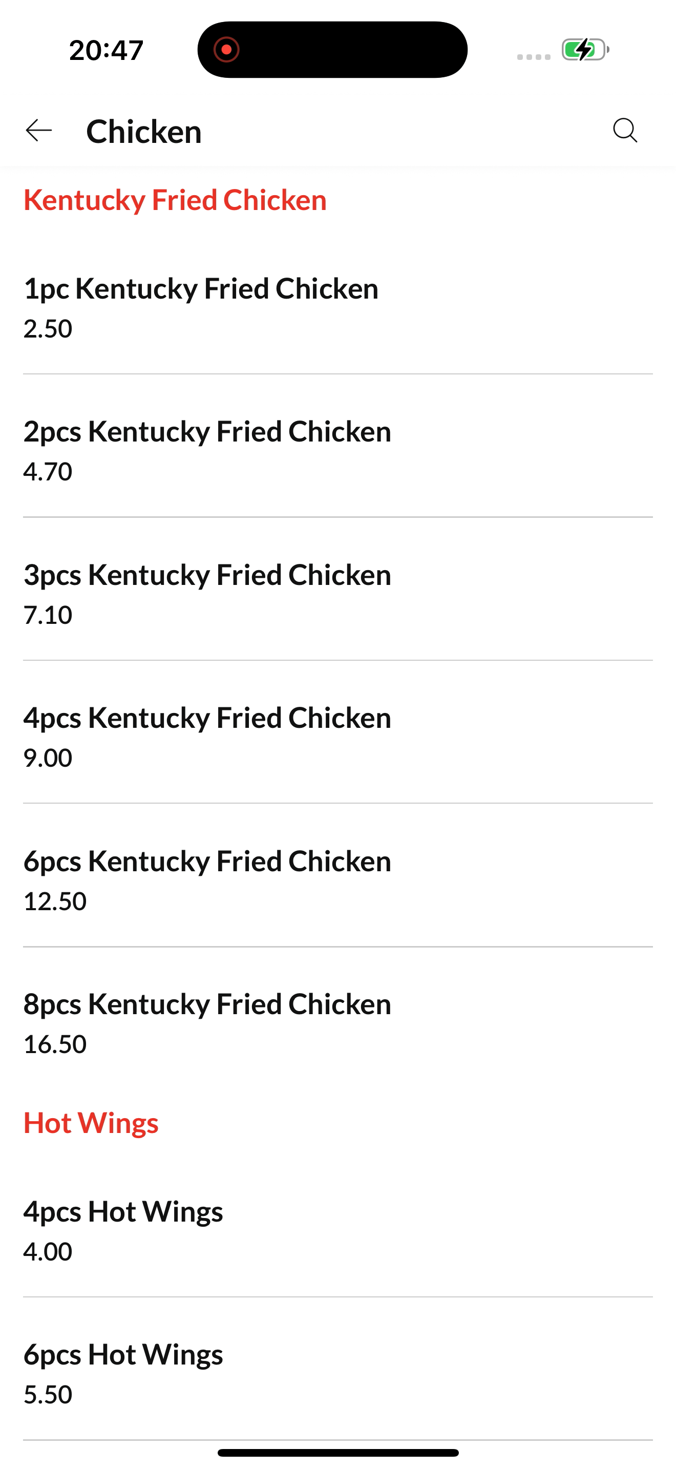 Chicken Point