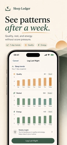 SleepLedger: Sleep Diary Screenshot 2 of 5