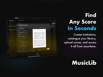 MusicLib - Sheet Music Library iPad screenshot